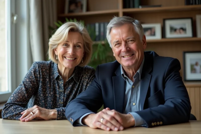 Couple parisien en dîner intime dans un appartement moderne